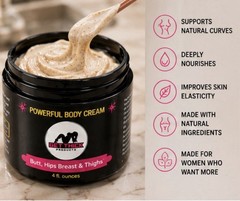Get Thick POWERFUL Booty Women’s Enhancement Body Cream Butt, Hips & Thighs