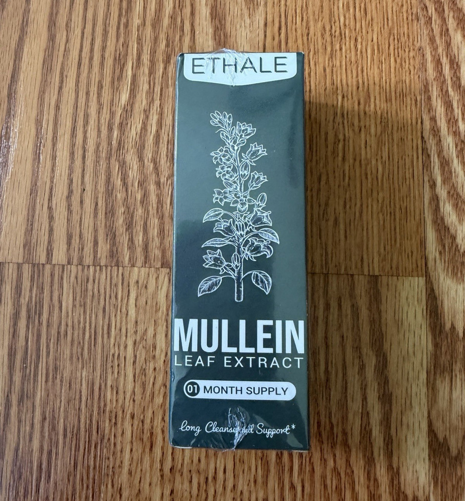 ETHALE Mullein Leaf 10:1 Extract + Chlorophyll Liquid Drops Oral Detox
