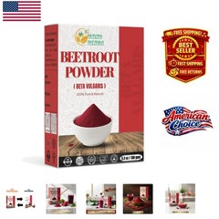 Versatile 100% Natural Beetroot Powder – Ideal for Baking, Smoothies, 5.3 oz