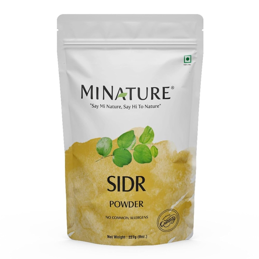Sidr Powder by mi nature | 227g (8oz) (0.5 lb) | Sidr leaves Powder for hair