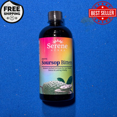 Authentic Exotic Soursop Bitters, 100% Pure Natural & Organic Detox Herbs 16 oz