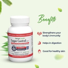 HERBAL CANADA Sugar Control (60 Tablets) Developed By Scientists of CCRAS