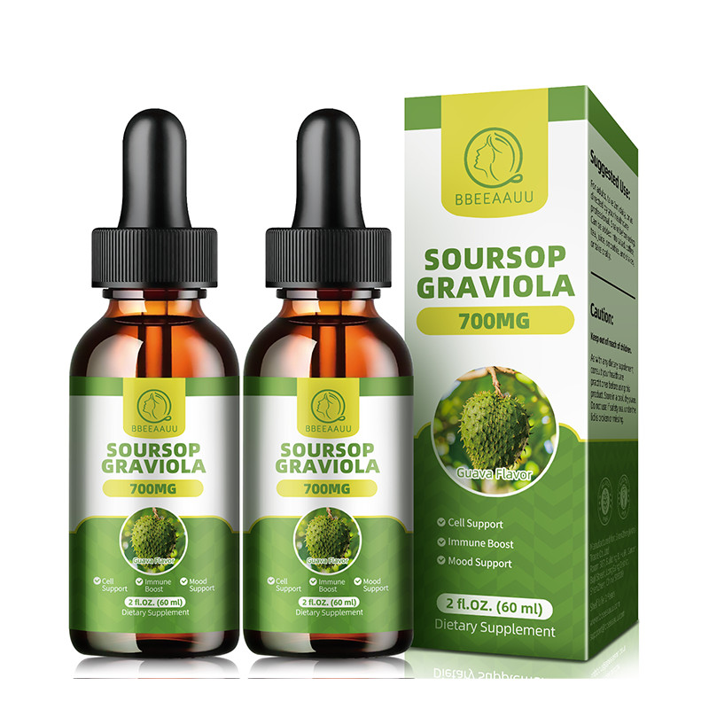 2X Soursop Graviola Liquid Drop for Cell Support & Regeneration, Immune Boost