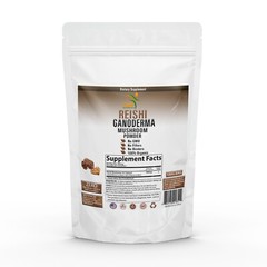 ORGANIC REISHI MUSHROOM GANODERMA POTENT 15:1 EXTRACT 60% POLY POWDER 100G