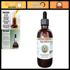 Alcohol-Free Milk Thistle Liquid Extract – Professional Grade Glycerite, 4 oz