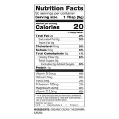 BetterBody Organic Cacao Powder Non-GMO Gluten-Free Superfood Cocoa 16 oz