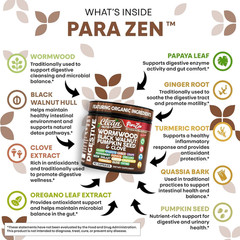 Clean Nutra Wormwood Black Walnut Pumpkin Seed Clove Oil Celery Garlic Grape Pap