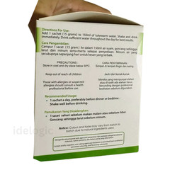 KITSUI Belloss Detox Fiber Drink Natural Plant-Based Daily Cleanse 5/15 Sachets