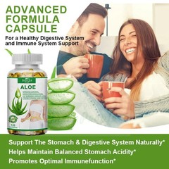 Aloe Vera Extract 5000mg Fat Burning Weight Loss Digestive Health 120 Capsules