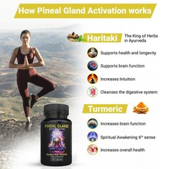 Kailash Herbals Pineal Gland Activation – Haritaki & Turmeric for Third Eye…