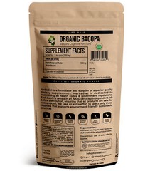 Organic Bacopa Monnieri Brahmi Powder Boost Memory Focus Enhancer Stress Relief