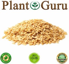 Golden Flax Seeds Whole 1 lb. Omega-3 NON GMO 100% Pure Linseed Flaxseed Bulk