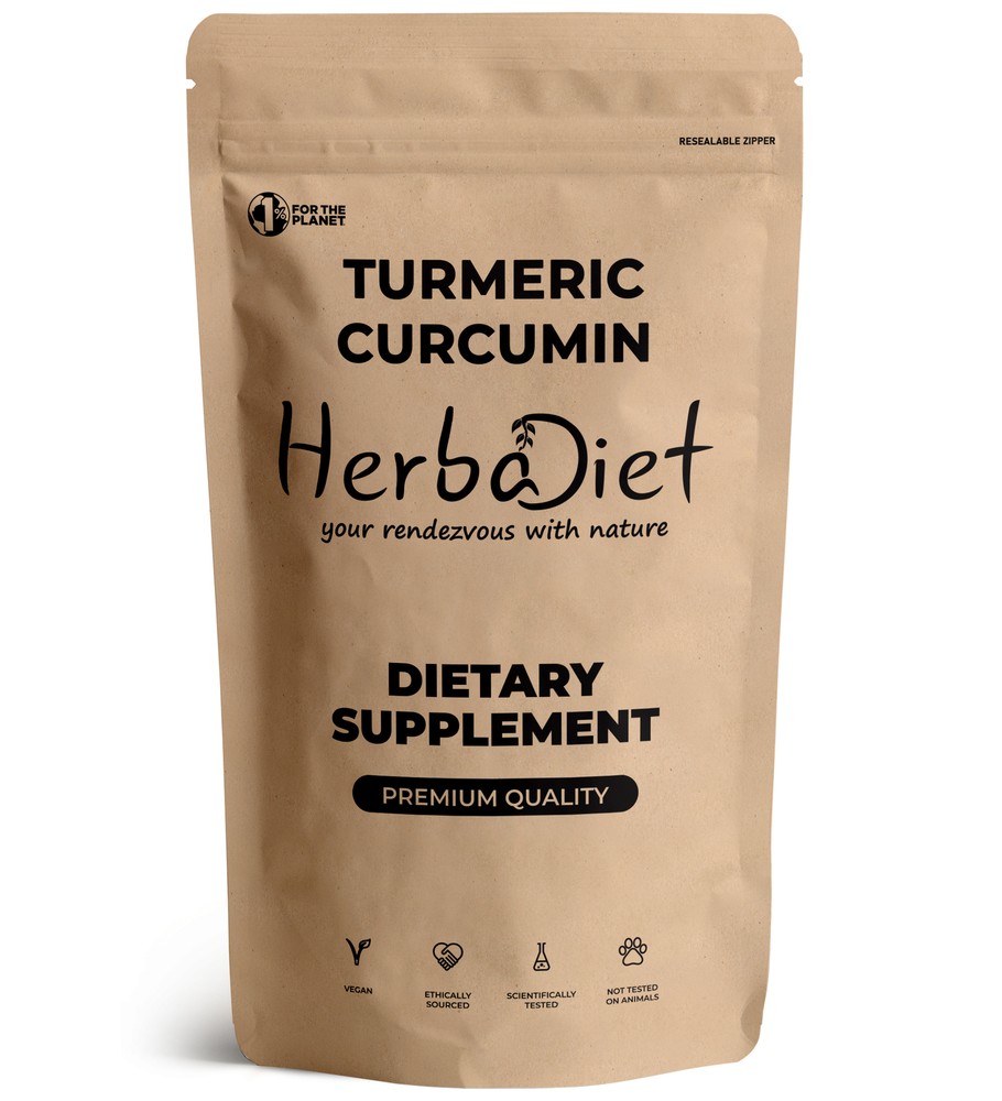 Curcumin 95% – PURE Turmeric Root Extract Powder Curcuma Longa Curcuminoids 95%