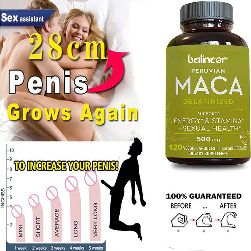 Peruvian Maca Capsules 500mg Support Energy and Stamina