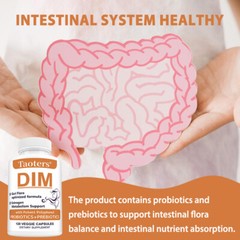 DIM Supplement – Gut Flora optimized formula Estrogen Metabolism Support