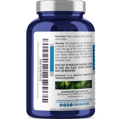 NusaPure Saw Palmetto Extract 4,000mg 200 Capsules (Non-GMO & Gluten Free)