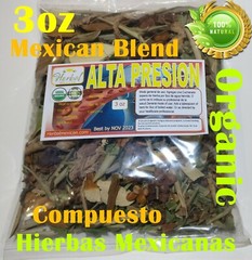 Alta Presion Te 3oz Natural Herbs Tea blood pressure Hipertension arterial !!!