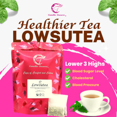 Lowsutea Max Health Sugar Tea. Lower Your Sugar, Cholesterol and Blood Pressure.