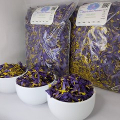 Dried Blue Lotus Flower Petals Nymphaea Caerulea Organic Pure Natural Herbal Tea