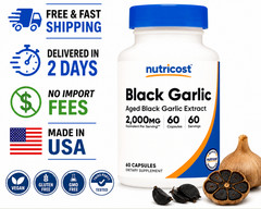 **Nutricost Aged Black Garlic Extract | Vegan 60 Capsules (60 Servings)**