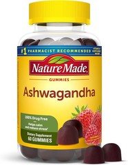 Nature Made Ashwagandha Gummies, Vegan, KSM 66 for Stress…