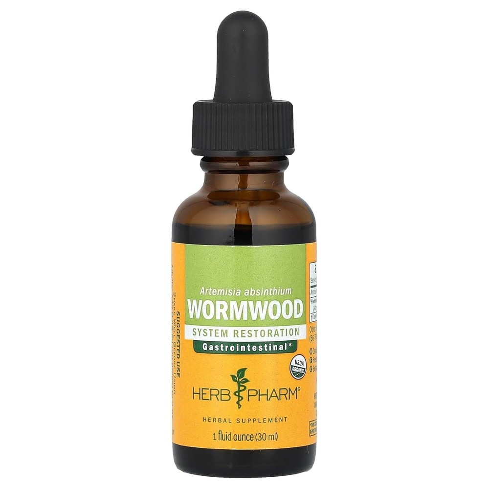 Herb Pharm Wormwood Leaf Flower 1 fl oz 30 ml Free Shipping