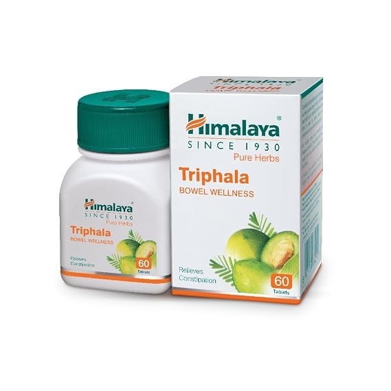 Himalaya Herbals Triphala Capsules 60 Count Herbal Dietary Supplement