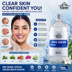 Cipzer Arq Usbha 500 ML | Effective For Skin Disorders, Reduces Acne & Pimples
