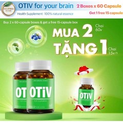 OTIV BRAIN MEMORY LOSS, ALZHEIMER, CEREBROVASCULAR (2 Boxes 60 + 1 Box 15)