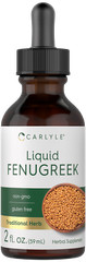 Fenugreek Extract Liquid | 2 fl oz | Vegetarian Tincture | Non-GMO | by Carlyle