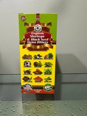 Organic Moringa Black Seed Detox Bitters 16oz Herbal Digestive Support