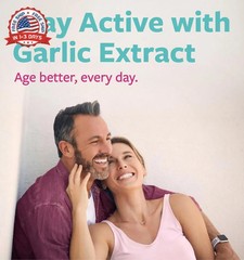 PURE CO USDA Organic Garlic Supplement – High Potency 25:1 Garlic Extract with 1
