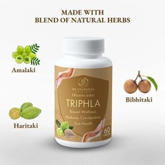 Go Ayurveda Dhanvantri Triphala Capsules, 60 Capsules h385