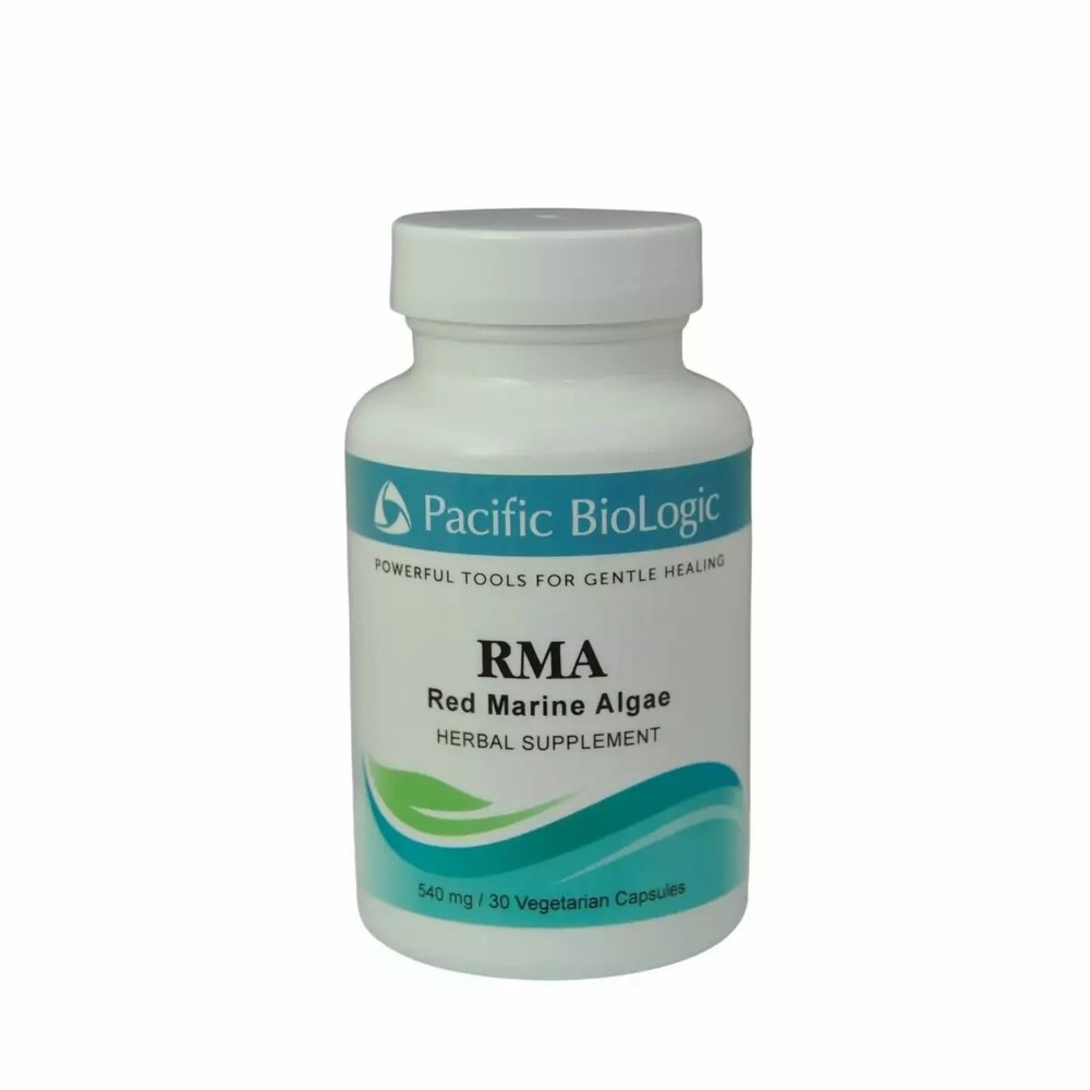 Pacific BioLogic RMA Red Marine Algea 540 mg, 30 Vege Capsule – Newest Exp.