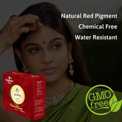 Organic KumKum Paste for Long Lasting Color Natural Herbal Ingredients 80g