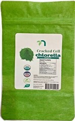500 grams (1.1 lb) Organic Chlorella (Cracked Cell) Powder. Free Shipping!