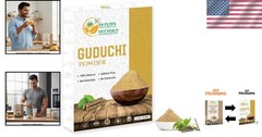 Organic Guduchi Powder – 5.3 Oz Neem Giloy Supplement for Immunity & Digestion