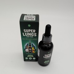 Super Lungs Mullein Drops – Herbal Lung Support Tincture with Mullein Leaf Ex…