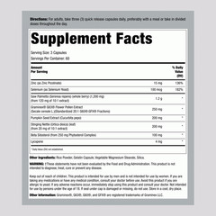 Prostate Supplement | 180 Count | Saw Palmetto, Pumpkin Seed | by Lindberg