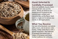 Burdock Root Tea – Dried Cut & Sifted Arctium Lappa Loose Herbal Tea
