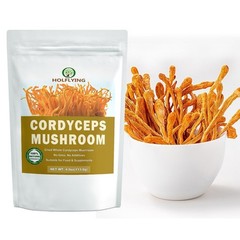Dried Whole Cordyceps Mushroom – 4.0 oz, All-Natural Cordyceps for Immunity, Hea