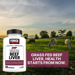 Grass Fed Beef Organs Capsules Supports Energy Levels Improve Mind 120 Pills