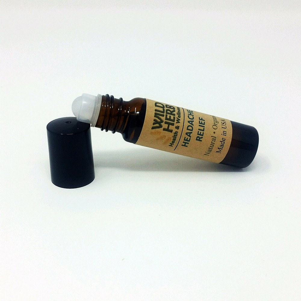 Headache & Stress Tension Relief Roll-On | Natural Aid | Organic Essential Oils
