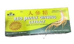 Red Panax Ginseng Extract 12 Years Old Roots 8000 Mg 30 Bottles