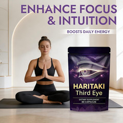 haritaki PEPTIQUES Third Eye Capsules – Terminalia Chebula Extract – Supports…