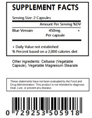 Blue Vervain Capsules – Bulk
