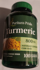 Turmeric 800mg Antioxidant Naturally Contains Curcumin 100 CAPS Puritan’s Pride