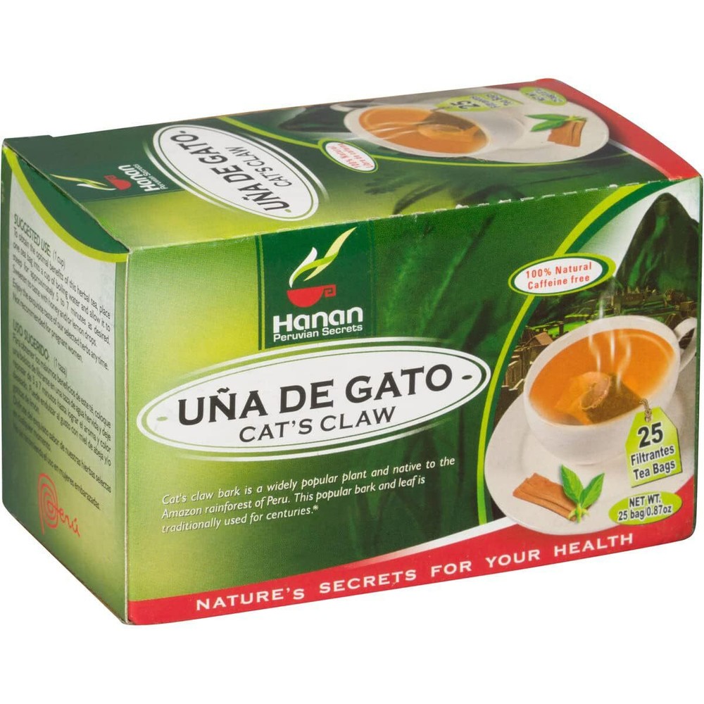 Cat’s Claw 25 Herbal Tea Bags Una de Gato from Peru