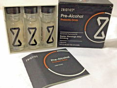 ZBiotics Pre-Alcohol Probiotic Drink 0.47oz (Pack of 3) NEW Sealed 09/2026