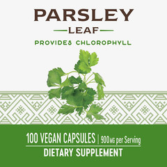 Nature’s Way Parsley Leaf Provides Chlorophyll, Premium Herbal 100 Vegan Capsule